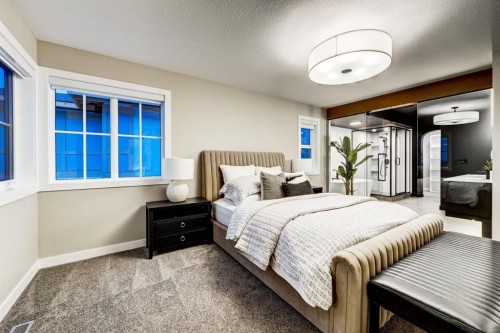 540 Lawthorn Way, Airdrie, AB - Indoor Photo Showing Bedroom