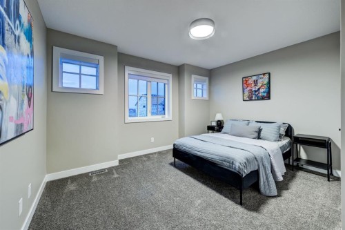 540 Lawthorn Way, Airdrie, AB - Indoor Photo Showing Bedroom