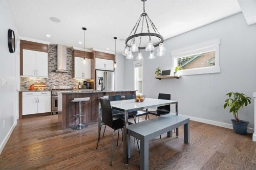 1-2432 24A Street Sw, Calgary, AB - Indoor Photo Showing Dining Room