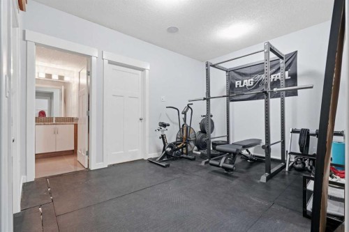 1-2432 24A Street Sw, Calgary, AB - Indoor Photo Showing Gym Room