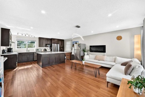 179 Deer Ridge Way Se, Calgary, AB - Indoor With Fireplace
