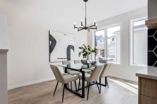 88 Bluerock Terrace Sw, Calgary, AB - Indoor Photo Showing Dining Room