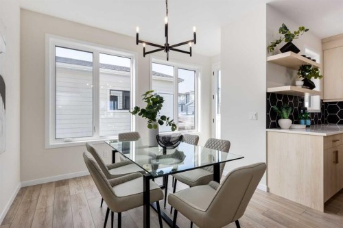 88 Bluerock Terrace Sw, Calgary, AB - Indoor Photo Showing Dining Room