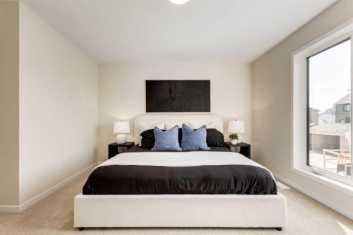 88 Bluerock Terrace Sw, Calgary, AB - Indoor Photo Showing Bedroom
