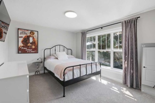 87 Couture Crescent Sw, Calgary, AB - Indoor Photo Showing Bedroom