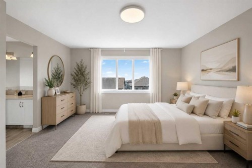 82 Nolanhurst Rise Nw, Calgary, AB - Indoor Photo Showing Bedroom