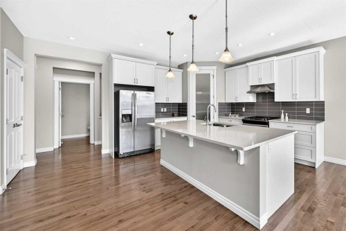 82 Nolanhurst Rise Nw, Calgary, AB - Indoor Photo Showing Kitchen With Upgraded Kitchen