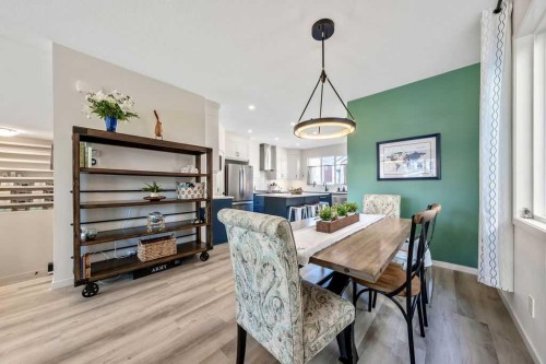 114 Seton Grove Se, Calgary, AB - Indoor Photo Showing Dining Room