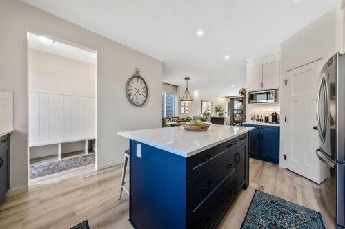 114 Seton Grove Se, Calgary, AB - Indoor Photo Showing Kitchen With Upgraded Kitchen