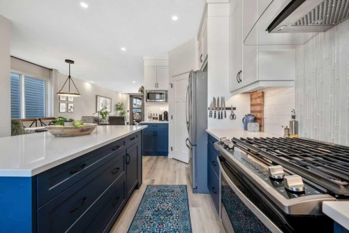 114 Seton Grove Se, Calgary, AB - Indoor Photo Showing Kitchen With Stainless Steel Kitchen With Upgraded Kitchen