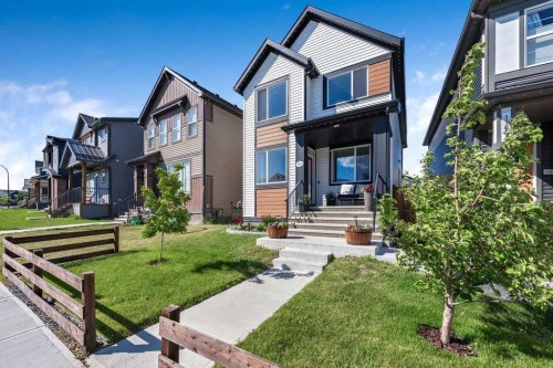 114 Seton Grove Se, Calgary, AB - Outdoor With Facade