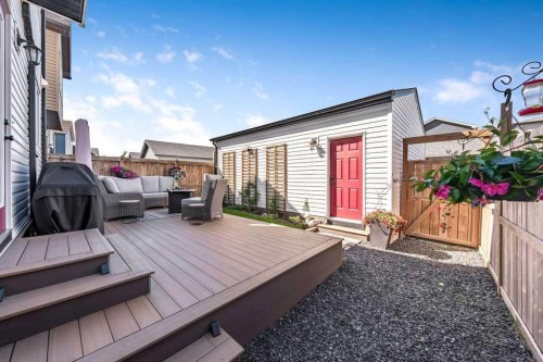 114 Seton Grove Se, Calgary, AB - Outdoor With Deck Patio Veranda With Exterior