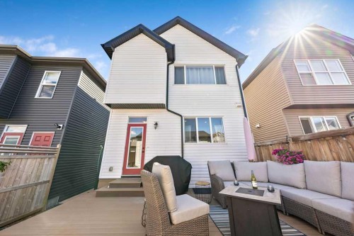 114 Seton Grove Se, Calgary, AB - Outdoor With Deck Patio Veranda With Exterior