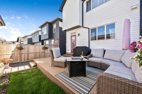 114 Seton Grove Se, Calgary, AB - Outdoor With Deck Patio Veranda With Exterior