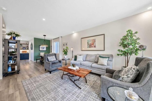 114 Seton Grove Se, Calgary, AB - Indoor Photo Showing Living Room