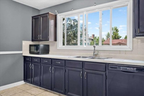 136 Templeview Place Ne, Calgary, AB - Indoor Photo Showing Kitchen With Double Sink