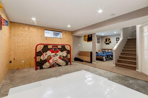 156 Tuscany Meadows Close Nw, Calgary, AB - Indoor Photo Showing Basement