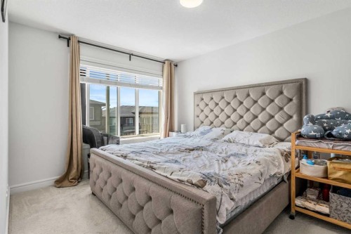 4367 Seton Drive Se, Calgary, AB - Indoor Photo Showing Bedroom