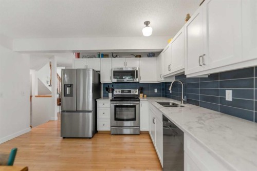 472 Regal Park Ne, Calgary, AB - Indoor Photo Showing Kitchen With Double Sink