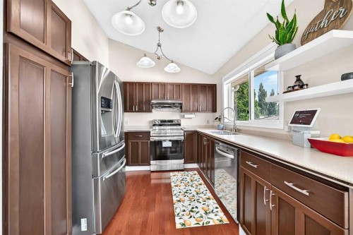 144 Riverstone Crescent Se, Calgary, AB - Indoor Photo Showing Kitchen With Stainless Steel Kitchen
