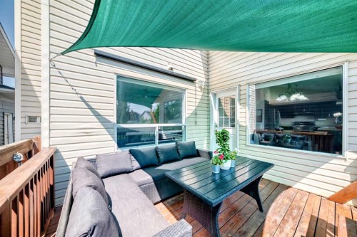144 Riverstone Crescent Se, Calgary, AB - Outdoor With Deck Patio Veranda With Exterior