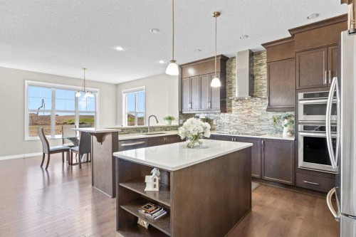 27 Mahogany Crescent Se, Calgary, AB - Indoor Photo Showing Kitchen With Upgraded Kitchen
