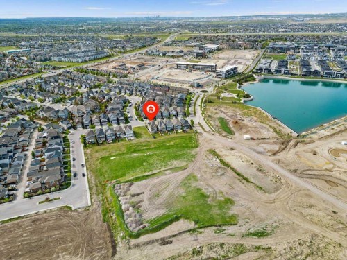 27 Mahogany Crescent Se, Calgary, AB - Outdoor With Body Of Water With View