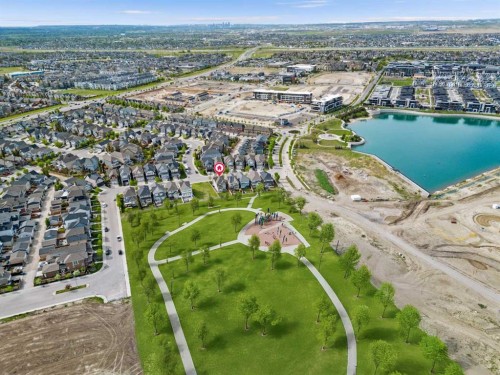 27 Mahogany Crescent Se, Calgary, AB - Outdoor With Body Of Water With View