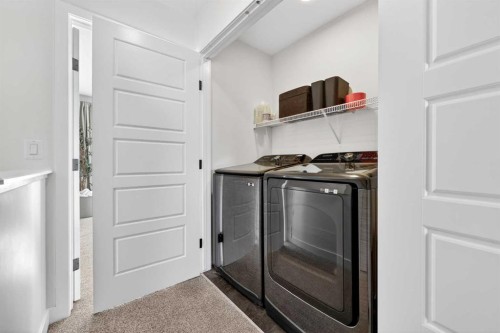 87 Heirloom Boulevard Se, Calgary, AB - Indoor Photo Showing Laundry Room