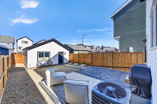 87 Heirloom Boulevard Se, Calgary, AB - Outdoor With Deck Patio Veranda