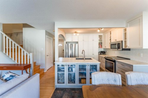 82 West Springs Way Sw, Calgary, AB - Indoor Photo Showing Kitchen With Stainless Steel Kitchen