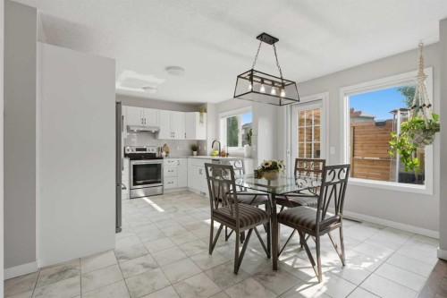 161 Douglasbank Way Se, Calgary, AB - Indoor Photo Showing Dining Room