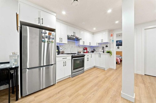 303 Cornerbrook Drive Ne, Calgary, AB - Indoor Photo Showing Kitchen With Stainless Steel Kitchen