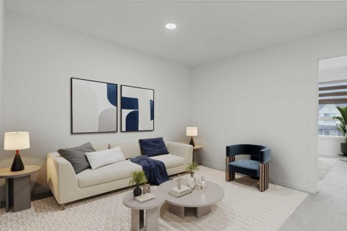172 Belmont Way Sw, Calgary, AB - Indoor Photo Showing Living Room