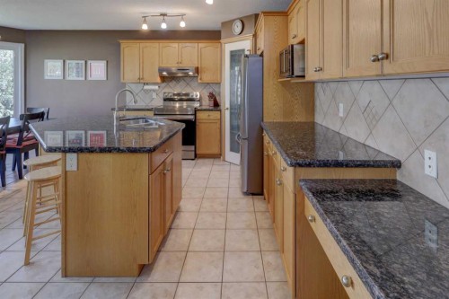 189 Citadel Crest Park Nw, Calgary, AB - Indoor Photo Showing Kitchen With Double Sink With Upgraded Kitchen