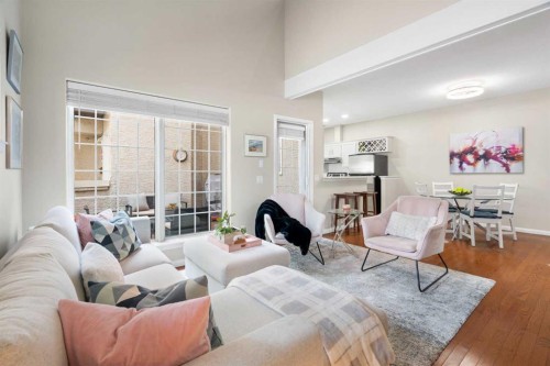 101-1997 Sirocco Drive Sw, Calgary, AB - Indoor Photo Showing Living Room