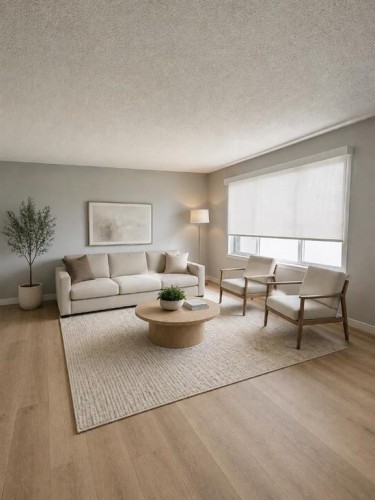 1219 68 Street Ne, Calgary, AB - Indoor Photo Showing Living Room