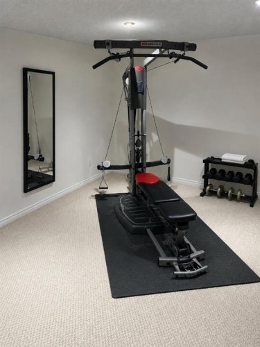 1219 68 Street Ne, Calgary, AB - Indoor Photo Showing Gym Room