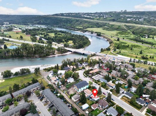6324 Bowmont Crescent Nw, Calgary, AB - Outdoor With Body Of Water With View