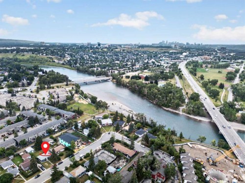 6324 Bowmont Crescent Nw, Calgary, AB - Outdoor With Body Of Water With View