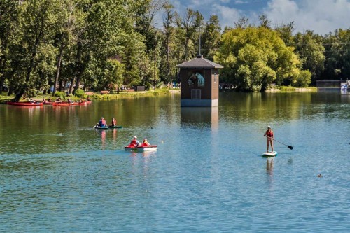 6324 Bowmont Crescent Nw, Calgary, AB - Outdoor With Body Of Water With View