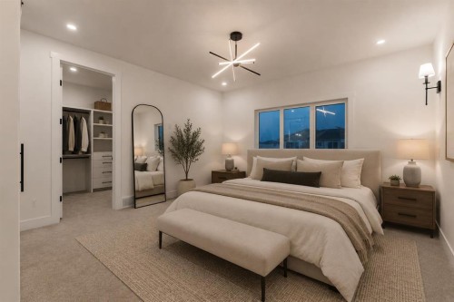 135 South Shore Road, Chestermere, AB - Indoor Photo Showing Bedroom