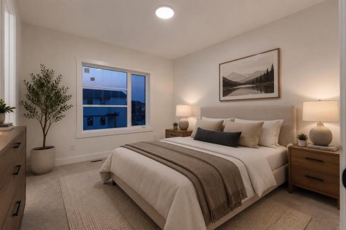 135 South Shore Road, Chestermere, AB - Indoor Photo Showing Bedroom