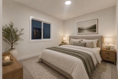 135 South Shore Road, Chestermere, AB - Indoor Photo Showing Bedroom