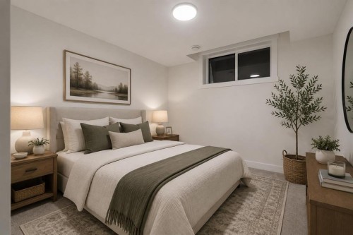 135 South Shore Road, Chestermere, AB - Indoor Photo Showing Bedroom