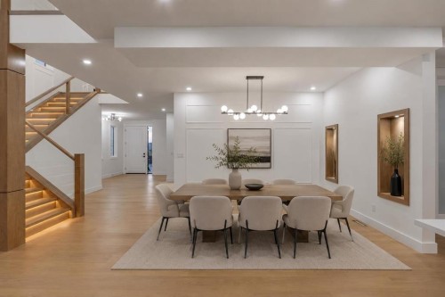 135 South Shore Road, Chestermere, AB - Indoor Photo Showing Dining Room