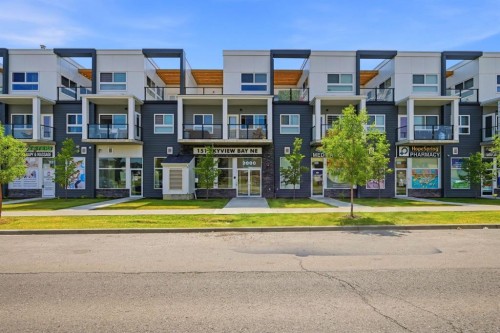 2218-151 Skyview Bay Ne, Calgary, AB - Outdoor With Balcony With Facade
