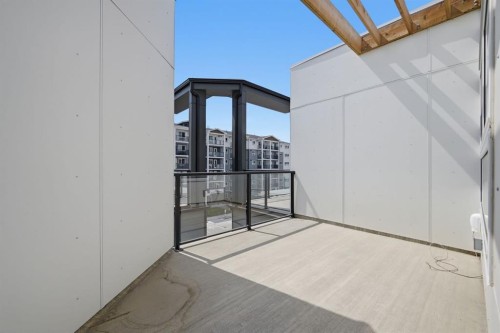 2218-151 Skyview Bay Ne, Calgary, AB - Outdoor With Balcony With Exterior