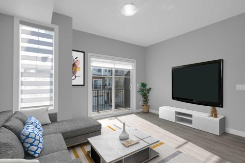 924 Sage Hill Grove Nw, Calgary, AB - Indoor Photo Showing Living Room