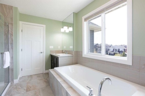 87 Baywater Rise Sw, Airdrie, AB - Indoor Photo Showing Bathroom